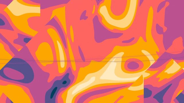 Vibrant Abstract Thermal Imaging Patterns.