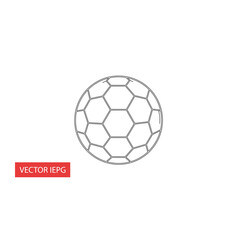 Obraz premium Classic Soccer Ball Line Art - Football Sport Game Icon Graphic