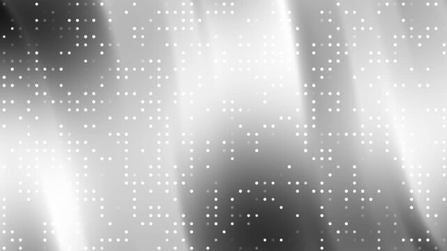 Abstract pattern of blurred light dots in gray scales suitable for digital backgrounds, web design, presentations, and artistic projects.