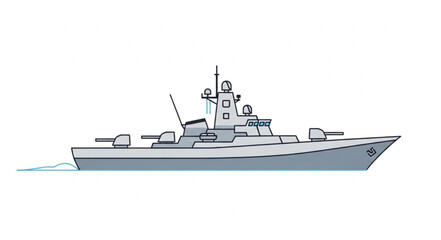 Navy Warship Vessel Ship Boat. © Dua