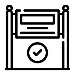 check line icon © afif