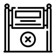 delete line icon © afif