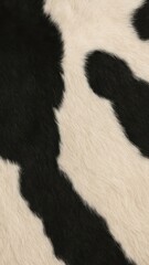 Fototapeta premium Abstract black white fur pattern