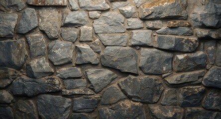 aged stone wall texture backdrop with detailed grain and copy space