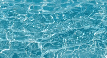 Obraz premium Close up texture of clear water surface with gentle ripples background