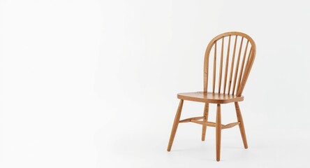 Classic wooden chair displayed on a clean white backdrop for home decor inspiration