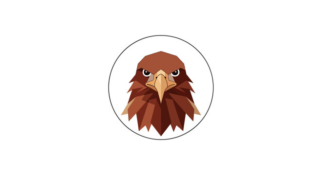 Cartoon pirate head illustration in circle.