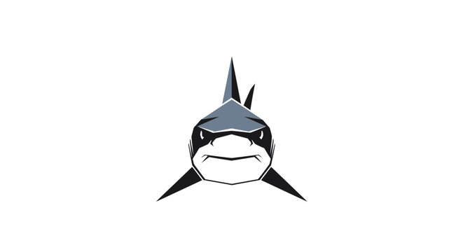 Cartoon Shark Character Illustration Design.