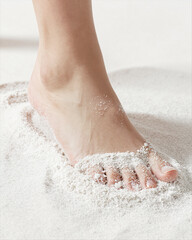 Fototapeta premium Soft Tropical Sand Sensory Comfort