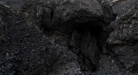 Fototapeta premium Coal miners getting ready for shift back underground after strike ends