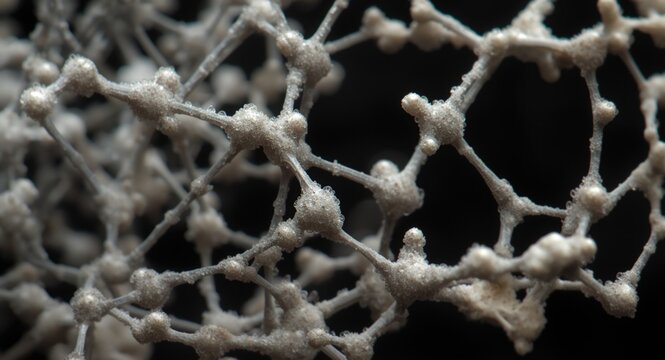 Distinctive branching pattern of cerium crystal lattice