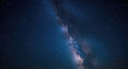 Fototapeta premium Celestial Milky Way Star System under a Clear Night Sky