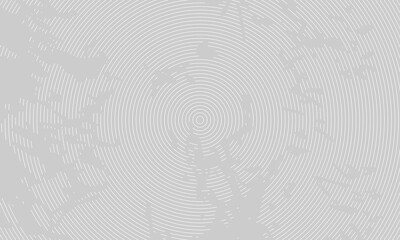 Modern geometric background with repeating circular lines radiating from the center, perfect for tech themes, abstract artwork, and corporate design templates.