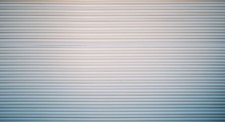 Obraz premium White metal roller door shutter backdrop featuring panel texture and soft daylight