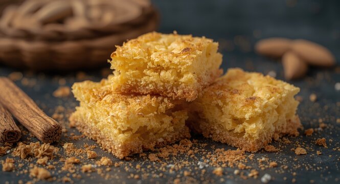 Crunchy rusk infused with sweet cake and aromatic cardamom taste