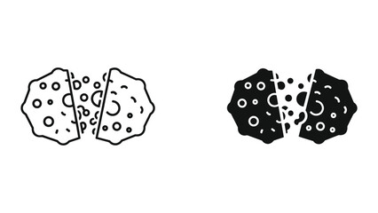 Asteroid Divide Break Impact Abstract Concept © Shahriyar