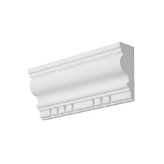Elegant White Decorative Ceiling Crown Molding