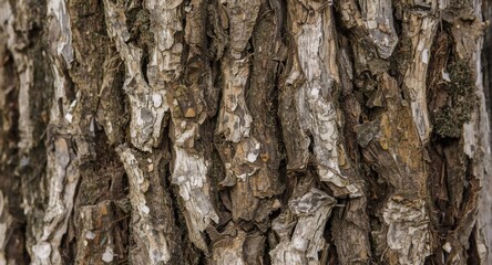 Obraz premium Close up photo showcasing the natural willow bark texture