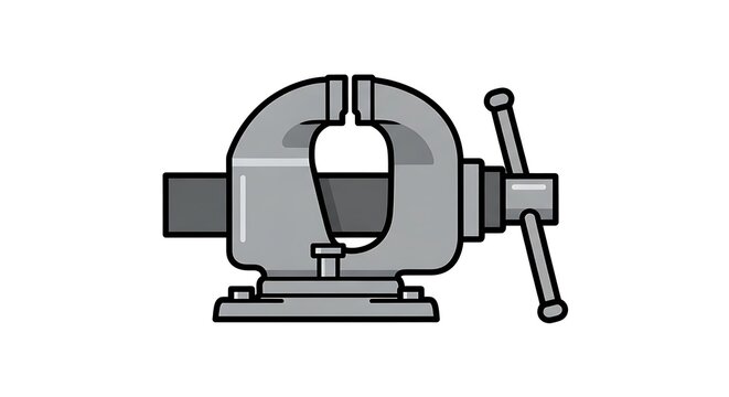Bench Vice Tool Clamp Industrial Equipment.