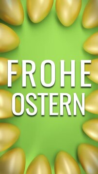 Videoanimation - 16 goldene Ostereier - Frohe Ostern