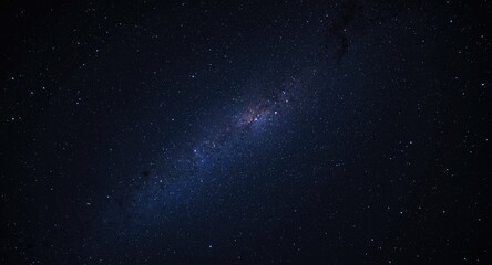 Fototapeta premium A glowing trail left by a meteor in the night