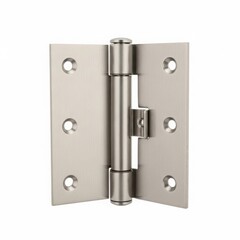 Brushed nickel door hinge with removable pin