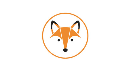Obraz premium Illustration of a Fox Head Logo.