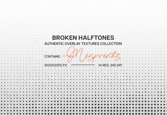 Halftone Bad Printer Textures
