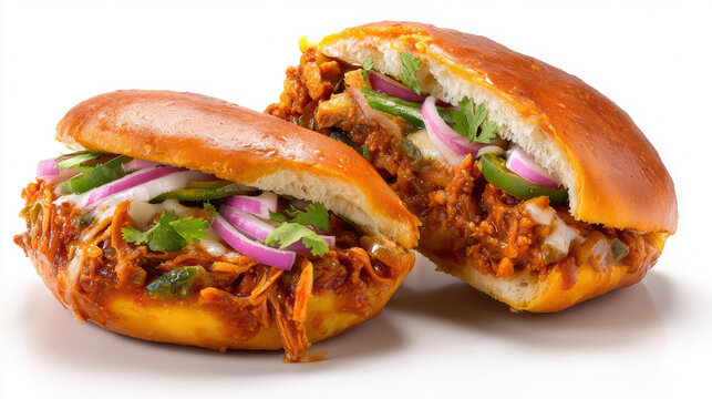 delicious mexican pambazo with potato filling