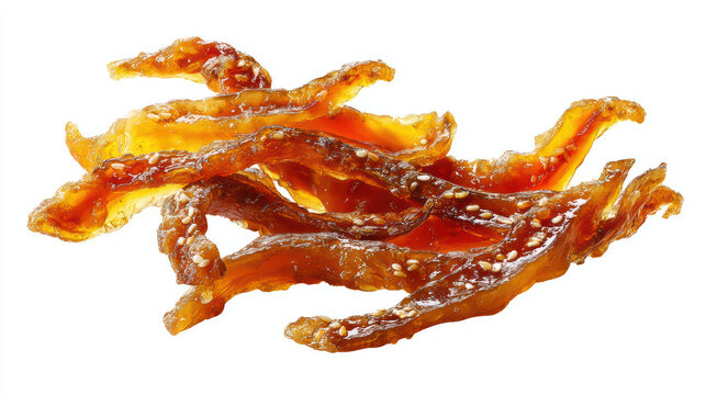 transparency fried squid tentacles japanese ika geso dish