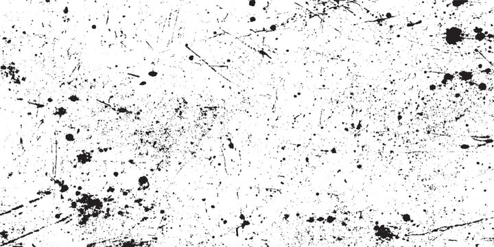 . Distressed retro paper abstract stock illustration cracked texture overlays for space or text. White black dust overlay grunge texture with distressed grain noise effect. Abstract grunge concrete wa