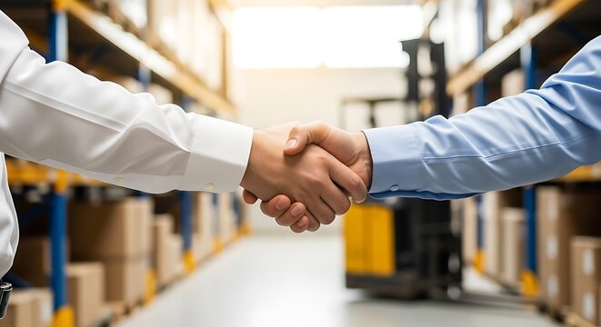 Business partnership and logistics collaboration
