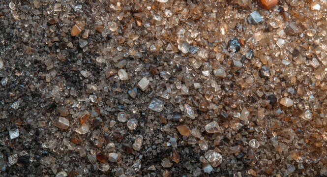 Close up of crystalline glauconite texture ideal for coastal branding
