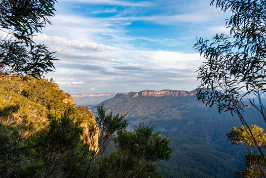 The Blue Mountains National Park near Katoomba New South Wales Australia