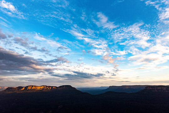 The Blue Mountains National Park near Katoomba New South Wales Australia