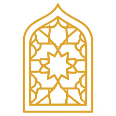 Islamic Star Pattern Window