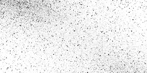 Obraz premium Dirty or dust film grain speck grit grunge overlay Dirty or dust film grain speck grit grunge overlay on white dust overlay creat grunge scratched effect. Black and white abstract background.
