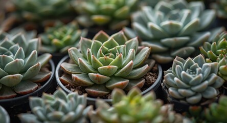 Obraz premium Efficiently hydrated succulent species thriving in low water settings