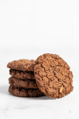 Fototapeta premium Chocolate chip cookies. Chewy Chocolate Cookies. 