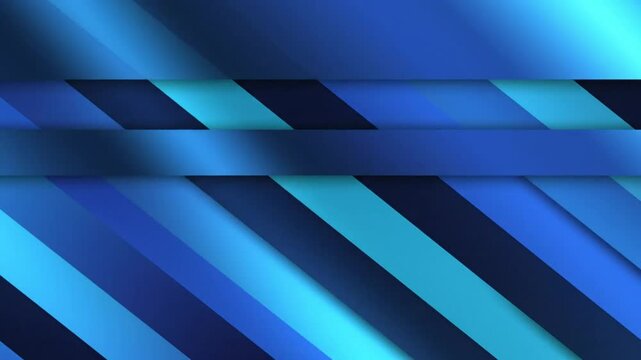 Abstract layered blue color background with diagonal lines and overlapping shapes for graphic design.