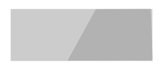 Fototapeta premium Transparent Glass plate background, Realistic transparent shiny glossy glass plate panel, Transparent shiny glass plate