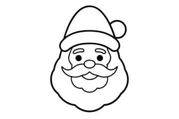 Santa Claus, Christmas Character Outline