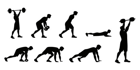 Illustration of human evolution stages from ape-like ancestor to modern human Vector © rabbi