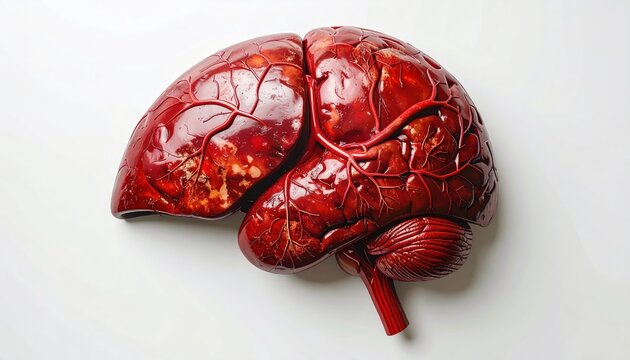 Human brain anatomical model