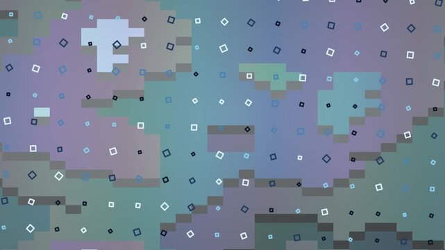 Abstract Geometric Pattern with Subtle Color Transitions and Small Symbols.