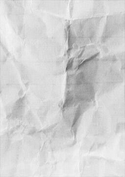 Large vector halftone paper texture with a transparent background