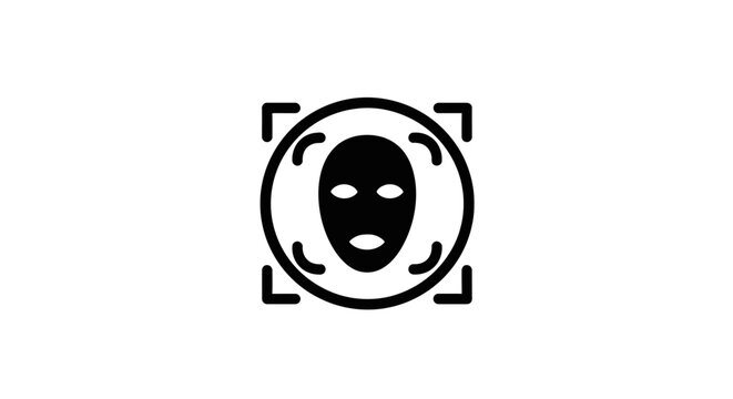 Black and white ski balaclava head.
