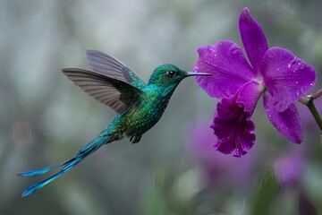 Fototapeta premium hummingbird in flight