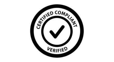 Certified Compliant Verified Check Mark.