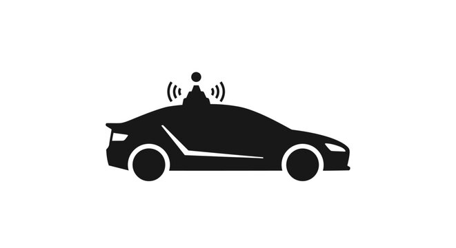 Car with satellite navigation system.
